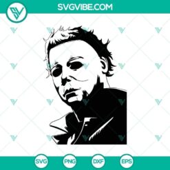 Michael Myers horror film Halloween SVG featuring iconic character design for Halloween.