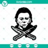 Michael Myers horror SVG for Halloween with a scary and chilling design, perfect for themed DIY projects.