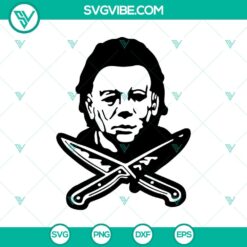 Michael Myers horror SVG for Halloween with a scary and chilling design, perfect for themed DIY projects.