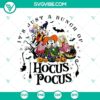 Mickey and Friends Hocus Pocus Halloween SVG for Cricut and Silhouette, Disney cosplay design with popular characters, Halloween-themed cut file.