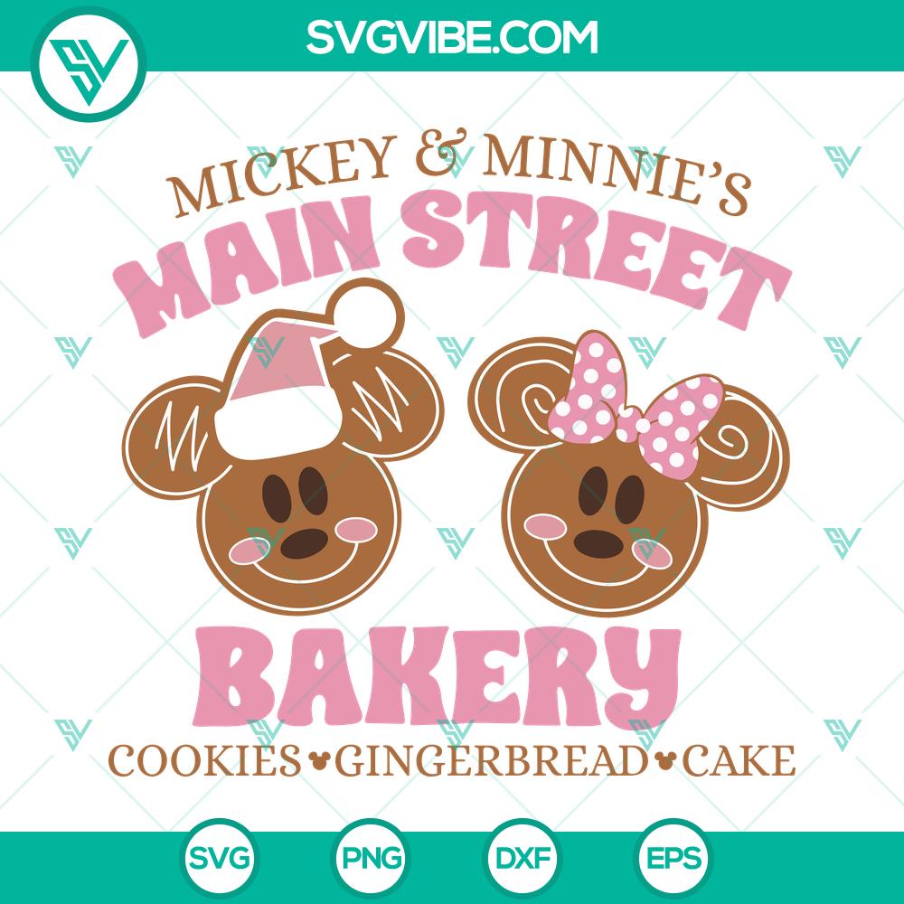 Mickey and Minnie Main Street Bakery SVG | Disney Sweet Treats Cut Files Mickey and Minnie Main Street Bakery SVG | Disney Sweet Treats Cut Files