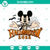 Mickey Halloween 2022 SVG featuring Happy Halloween and Disney elements. Ideal for Halloween crafts and decorations.