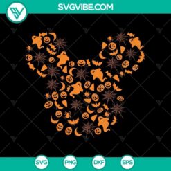 Mickey Head Bundle SVG, Horror SVG, Halloween SVG, Halloween Scary SVG