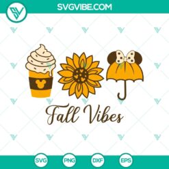 Mickey Mouse Fall Vibes SVG with Halloween theme, ideal for crafting projects.