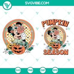 Minnie Mouse Pumpkin Season SVG | Cute Halloween Disney Cut Files
