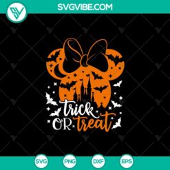 Minnie Trick Or Treat SVG, Disney Minnie SVG, Halloween SVG