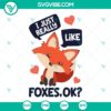 Adorable baby fox SVG illustration perfect for instant download. Ideal for fox lovers.