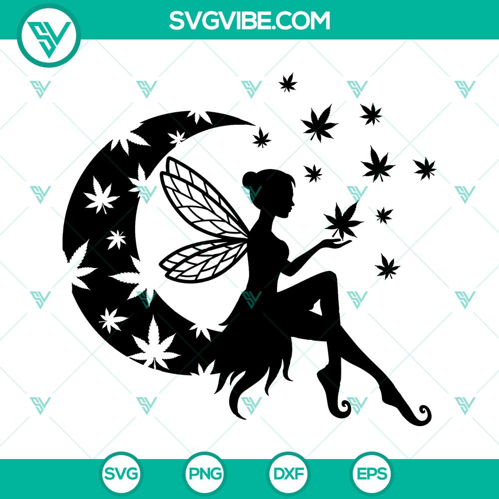 mockup-104074482.jpg Weed Fairy SVG depicting a whimsical marijuana fairy, ideal for clipart and cutting files. Great for cannabis-themed designs.