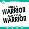 Once A Warrior High School Mascot SVG design, perfect for school spirit projects. Compatible cut files for crafting.