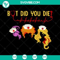 Hocus Pocus Nurse Skull Svg for Halloween nurse gift. Funny design, instant download for crafting. Great for Halloween projects.
