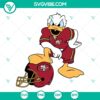 San Francisco 49ers Donald Duck NFL SVG design for instant download, perfect for football fans and Disney enthusiasts.