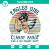 Philadelphia Eagles logo bundle SVG for NFL fans, featuring classy, sassy, and smart designs - instant download for shirts.