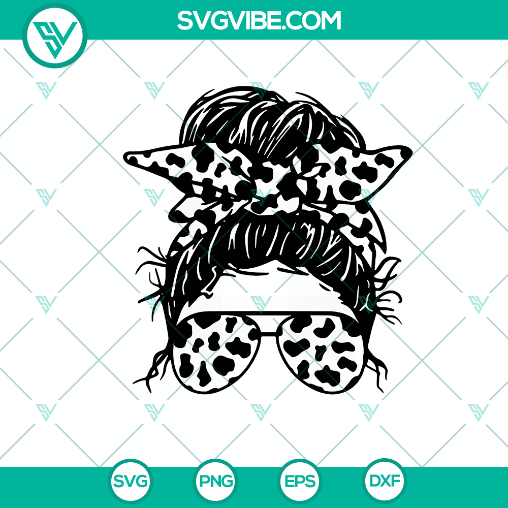 mockup-154018460.jpg Family Cow Print Mom Life SVG PNG Bundle - Instant Download for crafting projects, featuring cow print and mom life designs.