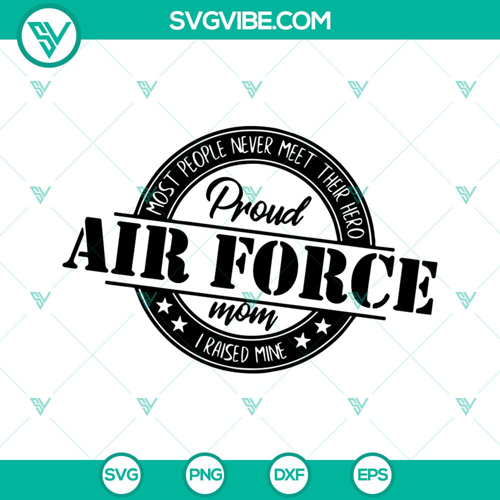 mockup-159902026.jpg "Proud Air Force Mom SVG cut file for Cricut with military-themed design. Perfect for crafting projects. "