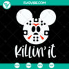 Mickey Jason & Killin' It Disney Halloween SVG Bundle. Ideal for Halloween crafts. Instant download.