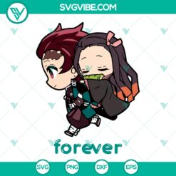 Forever Anime Character SVG PNG Graphic Slayer Arts Demon Anime Cute Girl Custom File - Printable for Cricut Silhouette - Instant Download
