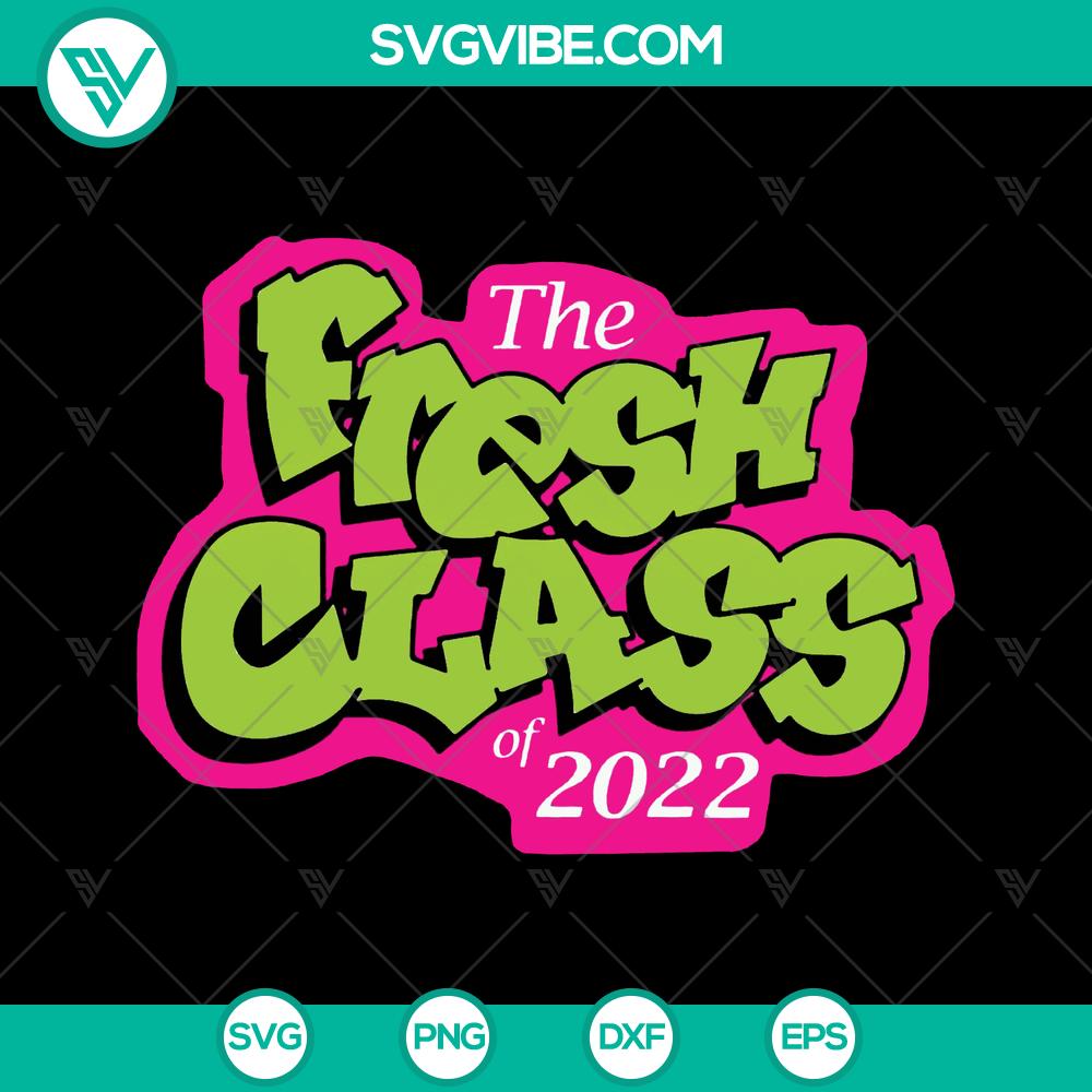 mockup-225686983.jpg Class of 2022 senior fresh 90s TV style graduation SVG cut files for instant download. Perfect for graduation crafts and projects.