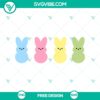 Easter Peeps SVG cut file with free cute Easter-themed design perfect for crafts and projects.