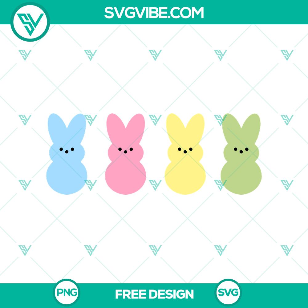 Easter Peeps SVG Cut File – Free Cute Easter-Themed Design Easter Peeps SVG cut file with free cute Easter-themed design perfect for crafts and projects.