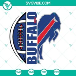 Buffalo Bills Ball SVG: Bills Fan Logo Design - Instant Download