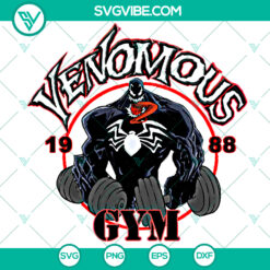 Spider Man SVG - Venomous Gym - Instant Download