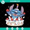 Disney Stitch birthday cake SVG with Merry Christmas Xmas trending design, perfect for themed celebrations.