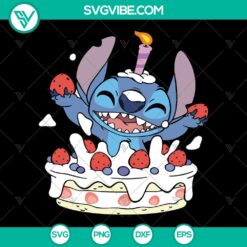 Disney Stitch birthday cake SVG with Merry Christmas Xmas trending design, perfect for themed celebrations.