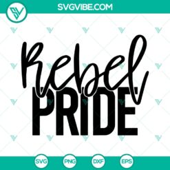 Team Spirit Rebels Pride Game Sport SVG Bundle for commercial use, perfect for vinyl cut files. Great for sports fan projects.