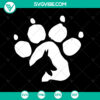 German Shepherd Dog Mom Police K9 design with paw print, Iron On Decal in SVG, DXF, EPS, PNG formats - perfect for dog lovers and police officers.