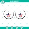 America flag star boobs SVG design promoting free the nipples concept, instant download.