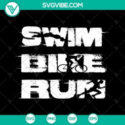 Brother Sister SVG Triathlon Essential - Swim Bike Run | Instant Download