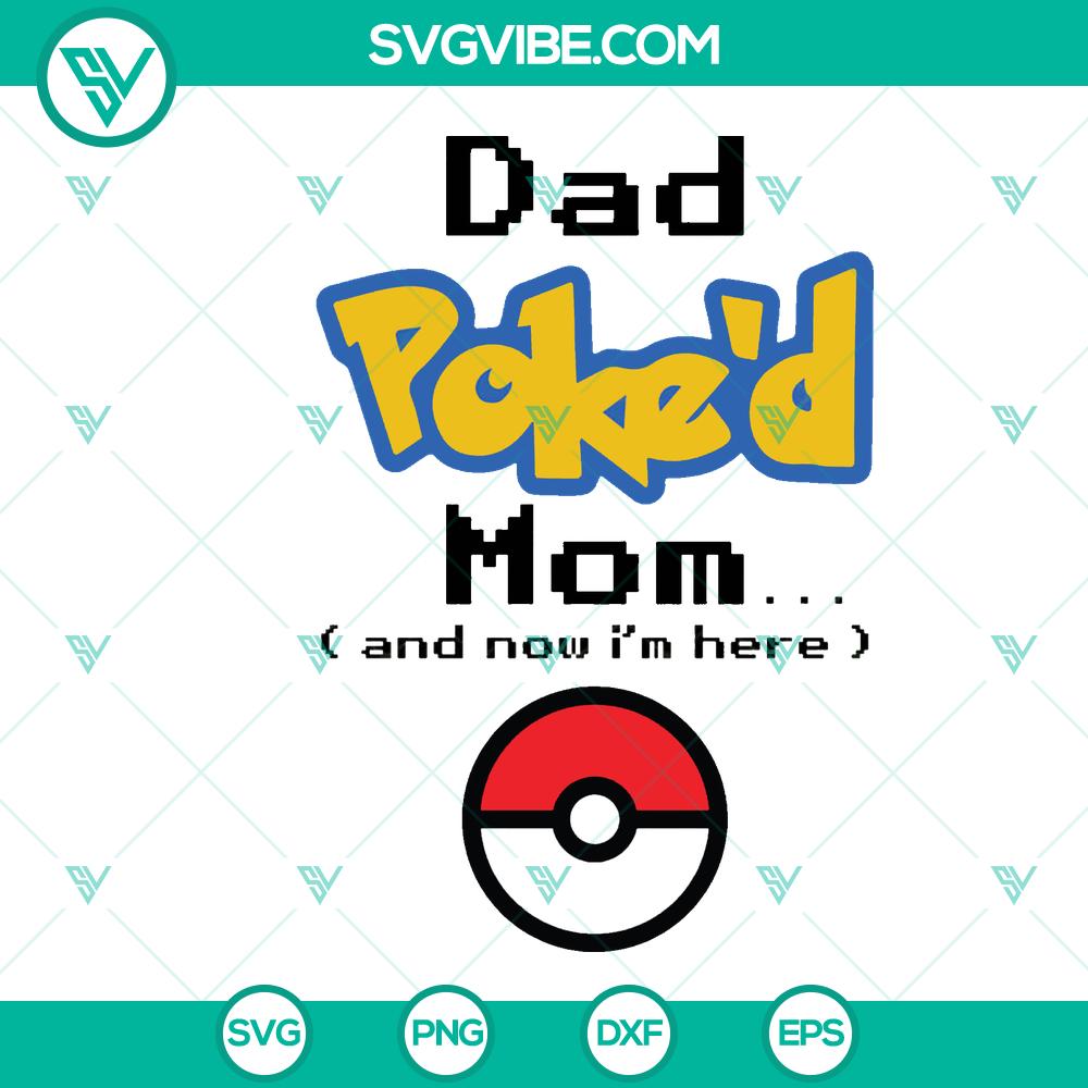 mockup-293469471.jpg Dad Poked Mom Pokemon Onesie Svg - Fun baby bodysuits DIY Svg cut files featuring a playful design for Pokemon fans. Great for crafting!