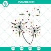 Wine Dandelion Lover digital cut files with SVG, PNG, EPS, and DXF formats for crafting projects.