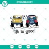 Jeep Life Is Good SVG with Off Road themed cut files perfect for Jeep enthusiasts. Ideal for crafting and original designs.