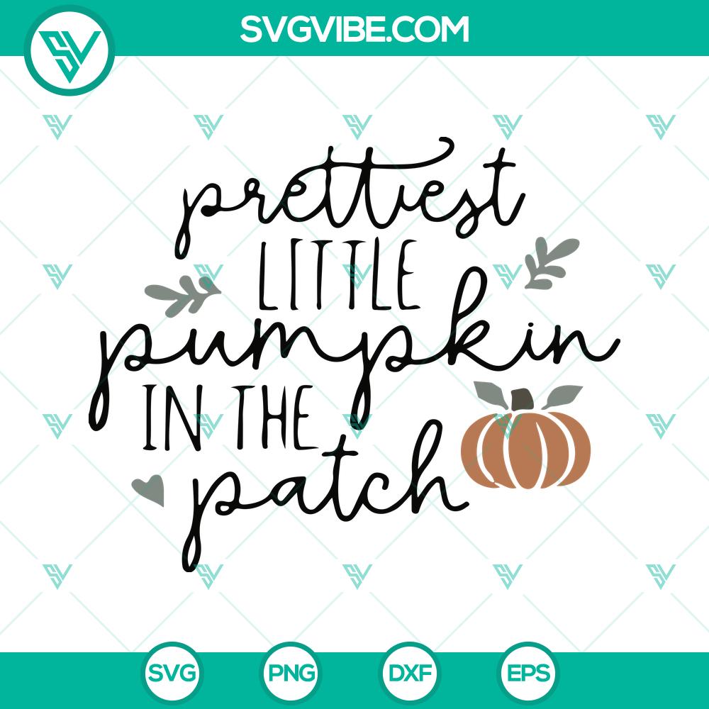 mockup-323850078.jpg Prettiest Little Pumpkin in the Patch SVG Halloween onesie design, perfect for instant download.