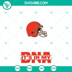 Cleveland Browns NFL DNA SVG for t-shirt, silhouette cut files, instant download. Perfect for sport fans.