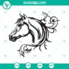 Wild horse SVG cut file for Cricut and Silhouette, ideal for crafting projects.