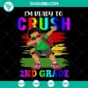 2nd Grader Black Boy dabbing back to school SVG file, perfect for crafting projects.