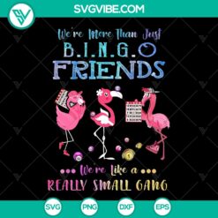 Pink Flamingo Small Gang SVG - Friendship SVG - Instant Download