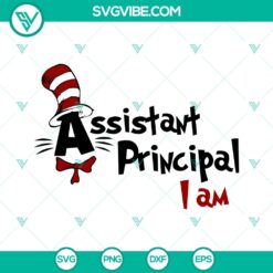 Assistant Principal Position SVG files bundle for Silhouette, Cricut, DXF, EPS, and PNG formats - Instant Download.