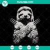 Funny Brother Sister Wolverine Sloth Costume SVG design, ideal gift for Sloth lovers.