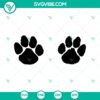 Tiger paw and pet paw print SVG bundle for instant download, animal-themed design elements for crafts and projects.