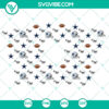 Dallas Cowboys Starbucks Wrap SVG - NFL team sport design for Cowboys coffee. Instant download for fans.