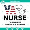 VA nurse themed SVG design for nursing students' shirt, available for instant download. Perfect for nursing school apparel.