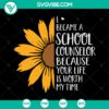 "I Became a School Counselor SVG - Gift for Teacher & Students, School Counselor Appreciation - Instant Download"