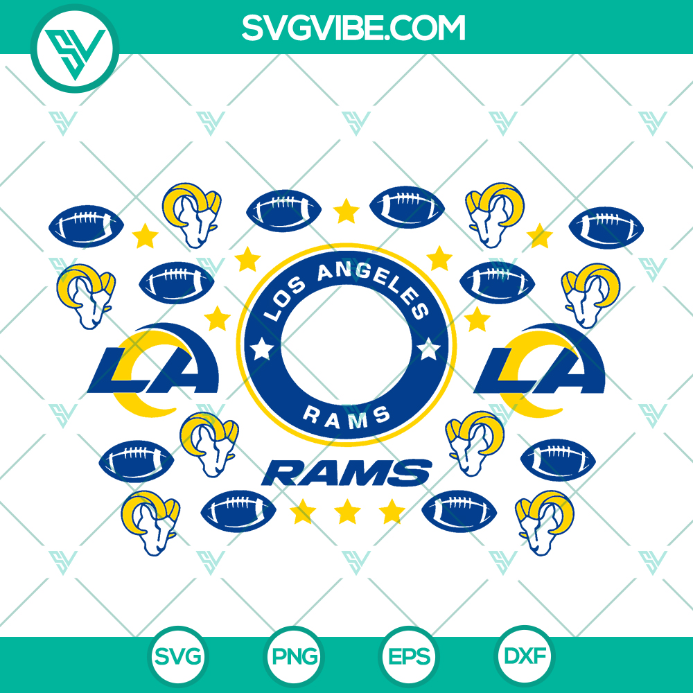 mockup-47474860.jpg Los Angeles Rams Starbucks wrap SVG with sport and football theme, perfect for fans. Instant download for DIY projects.