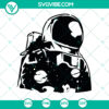 Astronaut SVG Bundle with space galaxy clipart and cutting files for crafts and design projects.
