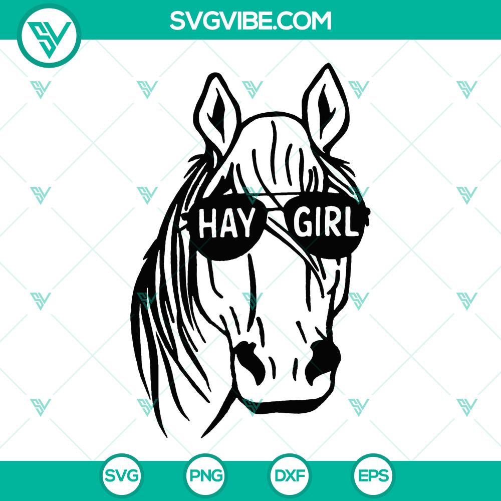 mockup-490898942.jpg Funny Horse Mom SVG design with "Hay Girl Horse Farm" text. Perfect for horse lovers. Instant Download.