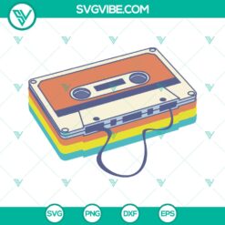 Vintage music cassettes PNG - 1980s rave party stereo mix old school record technology. Retro DJ sound tape digital file for music enthusiasts.