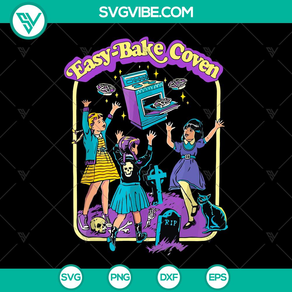 mockup-493149847.jpg Easy Bake Coven SVG: Hilarious baking gift design for bakers. Perfect for Halloween! Instant download SVG file.